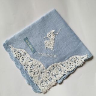 ウェッジウッド(WEDGWOOD)の☆新品未使用☆ ウェッジウッド 刺繍 ハンカチ(ハンカチ)