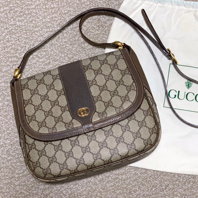 Gucci - 80年代ヴィンテージ品／GUCCI オールドグッチ／ショルダーバッグの通販 by めるも's shop｜グッチならラクマ