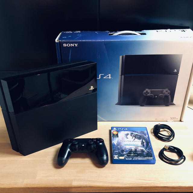 SONY(ソニー)のPlayStation4 (PS4) モンハンアイスボーン (MHWI) セット エンタメ/ホビーのゲームソフト/ゲーム機本体(家庭用ゲーム機本体)の商品写真