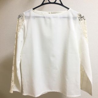 ザラ(ZARA)のノスタルジア nostalgia. トップス (レース／白)(シャツ/ブラウス(長袖/七分))