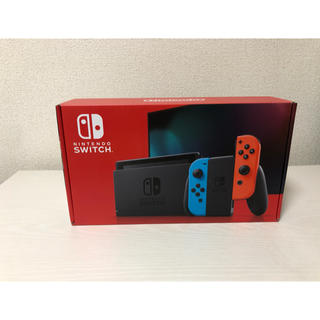 ニンテンドースイッチ(Nintendo Switch)の【新型】Nintendo Switch ネオンブルーネオンレッド(家庭用ゲーム機本体)