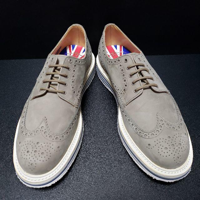 チャーチ(Church's) イギリス製革靴 NABURN グレー UK8F チャーチ(Church's) イギリス製革靴 NABURN グレー UK8F