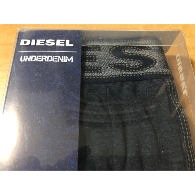 DIESEL(ディーゼル)の激安!新品!DIESEL ボクサーパンツ 2枚 アンダーデニム XS デニム調 メンズのアンダーウェア(ボクサーパンツ)の商品写真