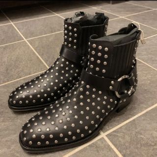 アレキサンダーマックイーン(Alexander McQueen)のAlexander McQueen スタッズ　ブーツ(ブーツ)