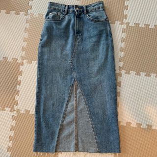 ザラ(ZARA)のZARA  デニムスカート(ロングスカート)