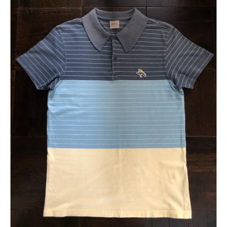 WESC パネルborder poloシャツ(ポロシャツ)