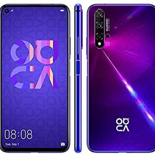 Huawei nova 5T　版　パープル