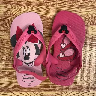 ハワイアナス(havaianas)のhavaianas ミニーちゃんサンダル(サンダル)