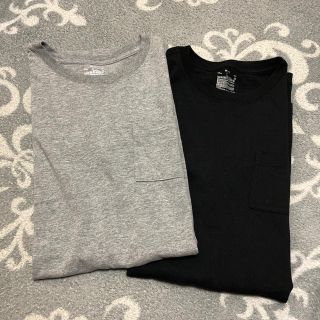 ムジルシリョウヒン(MUJI (無印良品))の無印良品 チュニック丈Tシャツ M~L 2枚set(Tシャツ(半袖/袖なし))