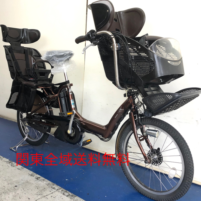 ブリヂストン アンジェリーノ 20インチ 3人乗り 8.9ah 電動自転車