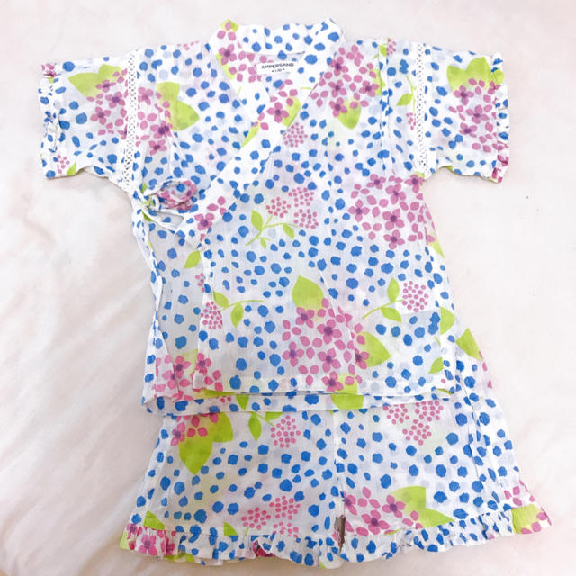 ampersand(アンパサンド)のアンパサンド　甚平　110cm キッズ/ベビー/マタニティのキッズ服女の子用(90cm~)(甚平/浴衣)の商品写真