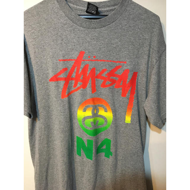 STUSSY(ステューシー)のstussy デカロゴ　マルチカラー　Tシャツ M メンズのトップス(Tシャツ/カットソー(半袖/袖なし))の商品写真