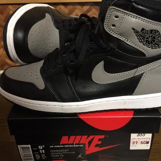 ナイキ(NIKE)のNIKE AIR JORDAN 1 RETRO HIGH OG SHADOW(スニーカー)