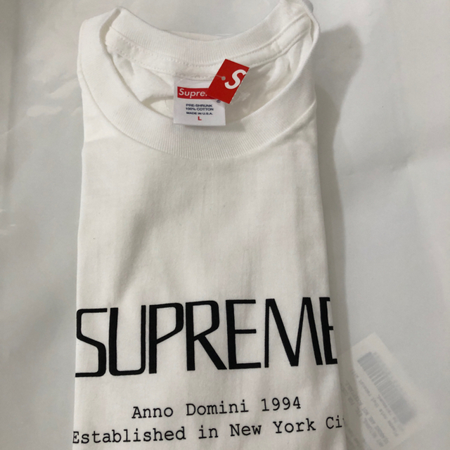Supreme(シュプリーム)のSupreme Anno Domini Tee 白 メンズのトップス(Tシャツ/カットソー(半袖/袖なし))の商品写真