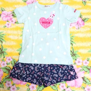 ミキハウス(mikihouse)のr.y様専用♥ミキハウス（HOT.B）♥パンツ&Ꭲシャツセット♥110cm(パンツ/スパッツ)