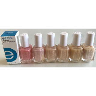 エッシー(Essie)の新品　未使用　essie エッシー　カラーポリッシュ　トップコート　７本セット(マニキュア)