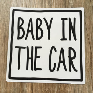 BABY IN CAR マグネット(車外アクセサリ)