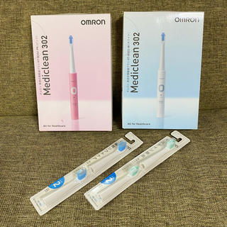 オムロン(OMRON)のOMRON 音波式電動歯ブラシ　HT-B302-PK/W(電動歯ブラシ)