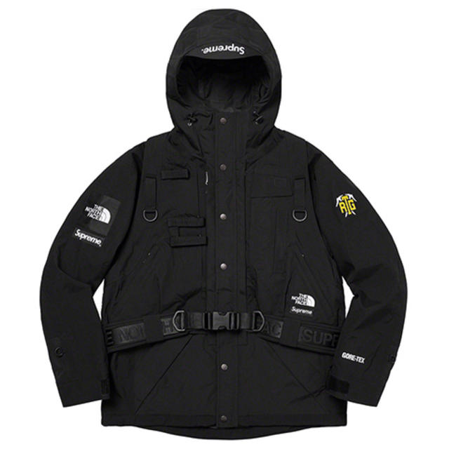 Supreme the north face RTG jacket vest 黒