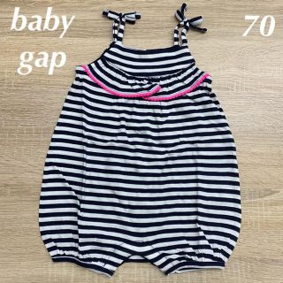 ベビーギャップ(babyGAP)の新品☆babygap☆キャミソールショートオール☆70㎝(ロンパース)