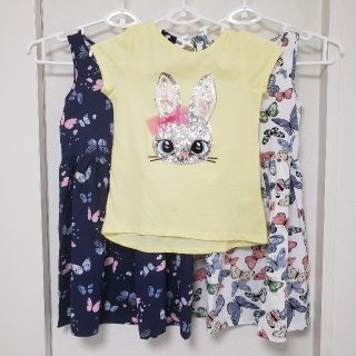 エイチアンドエム(H&M)の☆ポン酢様専用☆　　H&M　Tシャツ　ワンピース(Tシャツ/カットソー)