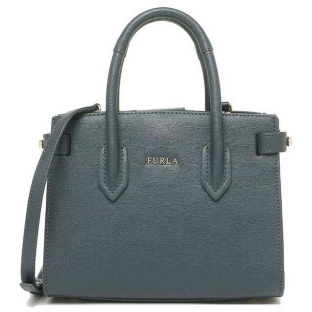 FURLA ピン/Pin ミニレザートートバッグ 本革サッチェル