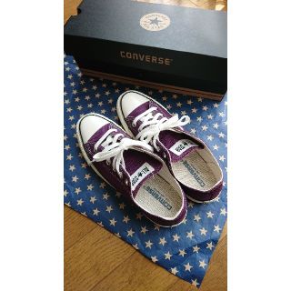 コンバース(CONVERSE)の最終価格コンバース US COLOR OX 25 ヴィオラパープル(スニーカー)