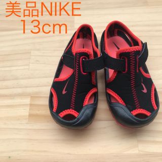 ナイキ(NIKE)の美品NIKEナイキキッズサンダル13cm(サンダル)