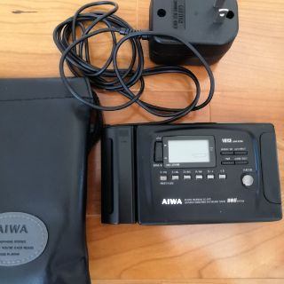 AIWA ポータブルステレオラジオカセットレコーダー HS-JX70 Blackの