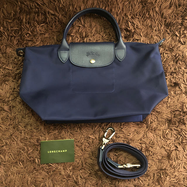 LONGCHAMP(ロンシャン)のロンシャン プリアージュネオ ネイビーS レディースのバッグ(トートバッグ)の商品写真