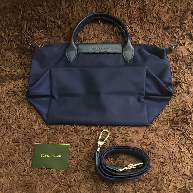 LONGCHAMP(ロンシャン)のロンシャン プリアージュネオ ネイビーS レディースのバッグ(トートバッグ)の商品写真