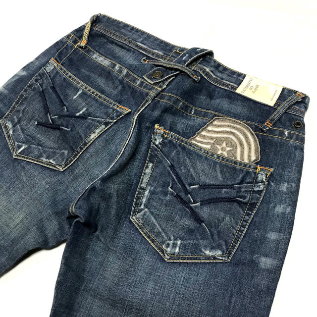 TAVERNITI SO JEANS(タヴァニティソージーンズ)のtaverniti so jeans JIMMY ダメージ加工 ブーツカット メンズのパンツ(デニム/ジーンズ)の商品写真