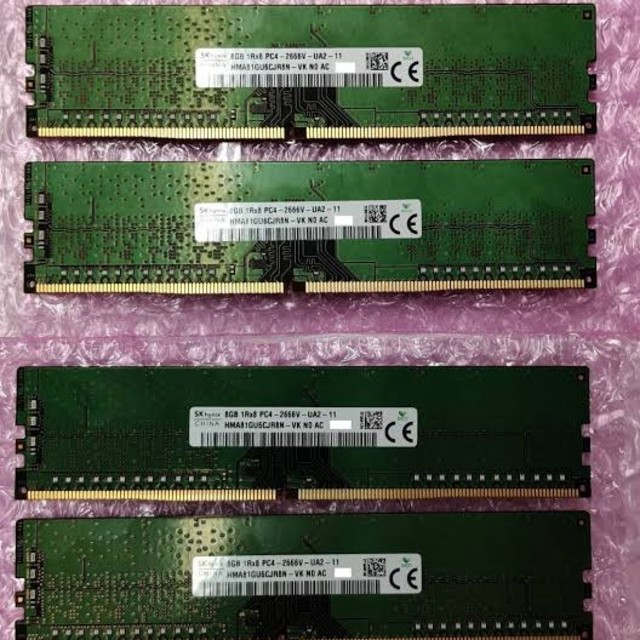 メモリ 8ギガ4枚セット DDR4-3000