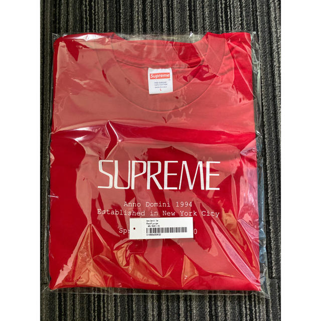 Supreme(シュプリーム)の☆Supreme Anno Domini Tee RED Lサイズ☆ メンズのトップス(Tシャツ/カットソー(半袖/袖なし))の商品写真