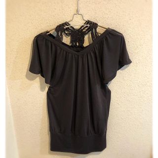 スキニーリップ(Skinny Lip)のカットソー Tシャツ ＊グレー ＊ M(カットソー(半袖/袖なし))