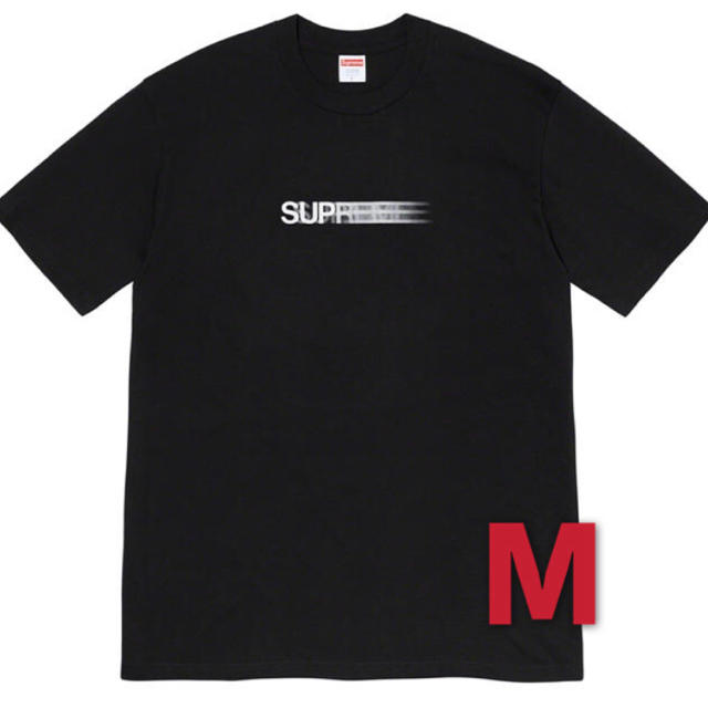 supreme 20ss motion logo 黒　M
