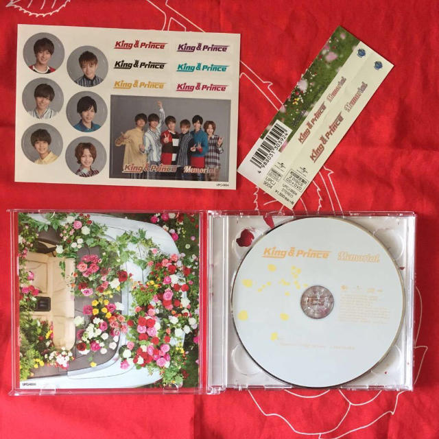 Johnny's(ジャニーズ)のKing&Prince Memorial CD+DVD B盤 特典シール付き エンタメ/ホビーのタレントグッズ(アイドルグッズ)の商品写真