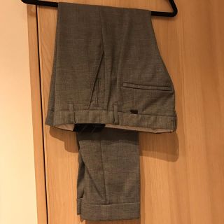 ザラ(ZARA)のZARA MAN ザラ　テーパードスラックス グレンチェック　【美品】(スラックス)