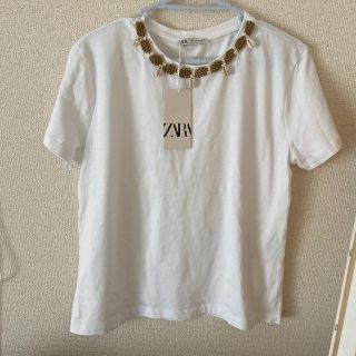 ザラ(ZARA)の新品　ZARA 貝殻　tシャッ(Tシャツ(半袖/袖なし))