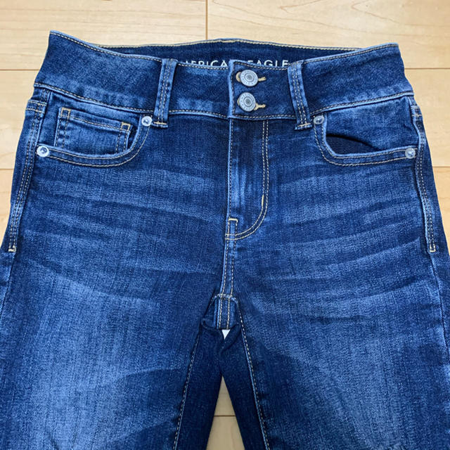 American Eagle(アメリカンイーグル)のアメリカンイーグル artist crop デニム US0R x05 レディースのパンツ(スキニーパンツ)の商品写真