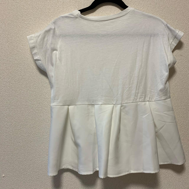 coca 異素材トップス ホワイト M レディースのトップス(Tシャツ(半袖/袖なし))の商品写真