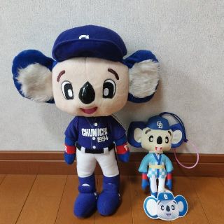 チュウニチドラゴンズ(中日ドラゴンズ)のドアラ スーパージャンボぬいぐるみ ドアラ へなへなマスコット(ぬいぐるみ)