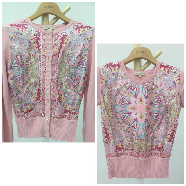 ETRO 半袖&長袖 洗練された綺麗カラーのシルクアンサンブル