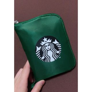 スターバックスコーヒー(Starbucks Coffee)のスターバックス　TOGOポケッタブル スタバ エコバッグ　グリーン(エコバッグ)