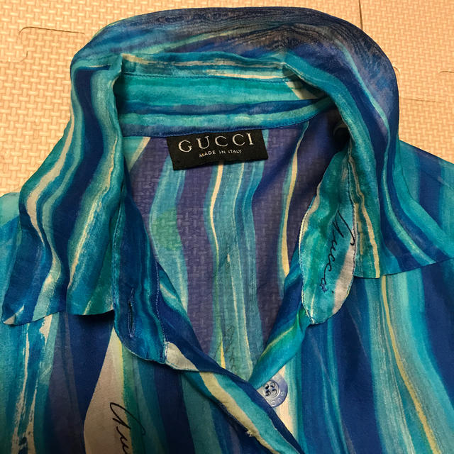 Gucci(グッチ)のGUCCI シルクブラウス　size38(イタリー) レディースのトップス(シャツ/ブラウス(長袖/七分))の商品写真