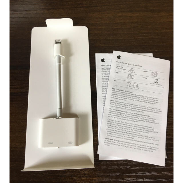 Apple 純正品　Digital AV Adapter MD826AM/A 2