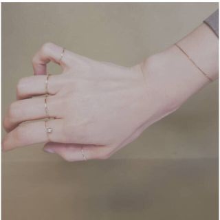 lui jewelry tiny ring 4号　新品(リング(指輪))