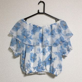 グレイル(GRL)のGRL トップス オフショルダー 花柄(シャツ/ブラウス(長袖/七分))