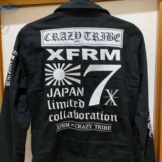 トランスフォーム(Xfrm)のXfrm × CRAZYTRIBE 刺繍ジャケット(ライダースジャケット)