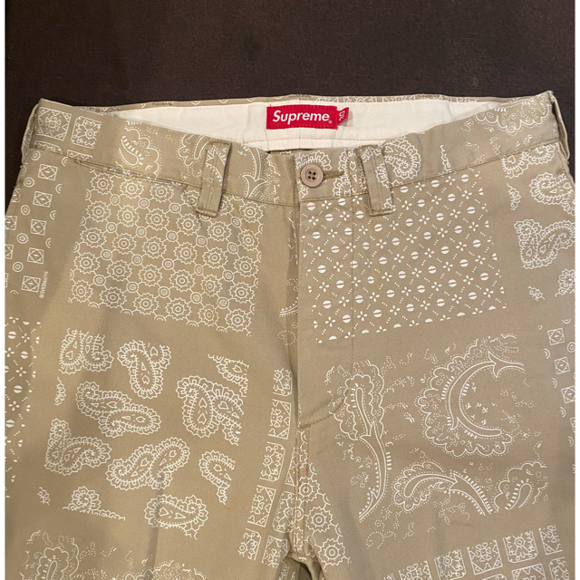 Supreme(シュプリーム)のsupreme Paisley Grid Chino Pant 定価以下 メンズのパンツ(ワークパンツ/カーゴパンツ)の商品写真